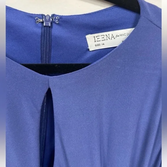 Elegant size 14 lavender long evening cocktail dress/ mint condition - Picture 5 of 6